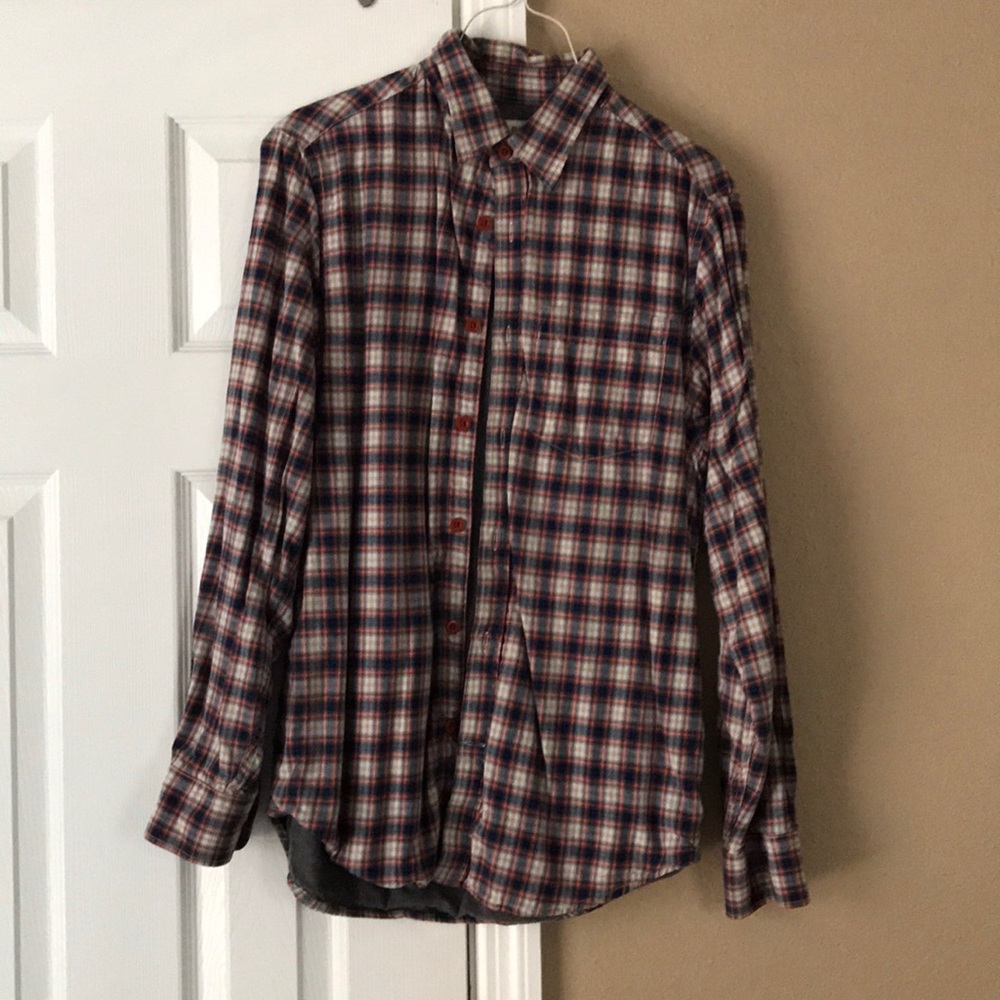 Plaid button down